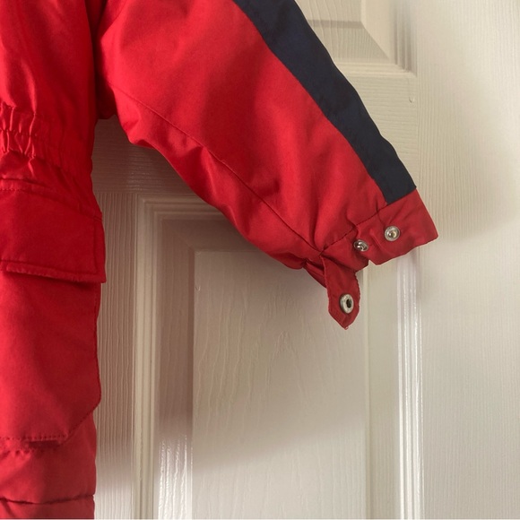 Oshkosh B'Gosh Boys Size 6 Puff Hooded Jacket Blue/Red - Picture 3 of 14